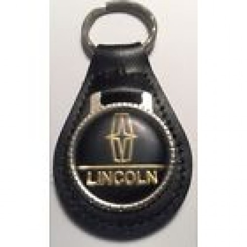 Vintage Lincoln Leather Key Ring 